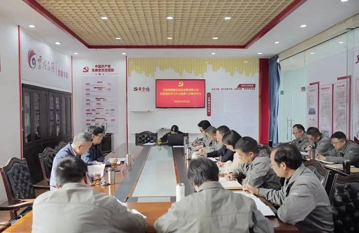 【聚焦云煤】云煤（008PG国际）集团党委副书记、副董事长、总司理高建嵩到曲煤焦化公司列席指导党委理论学习中心组学习钻研会